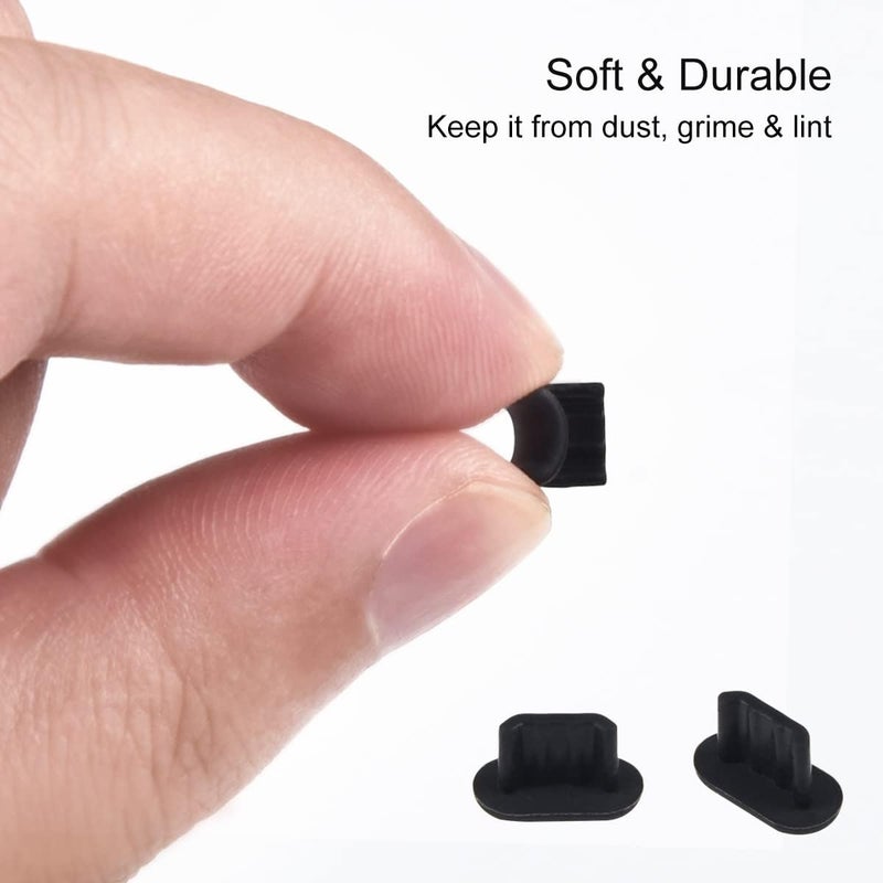 LEZE 25 PCS Micro USB Dust Plug, Silicone Anti Dust Plug for Micro USB Port, Micro USB Cap Port Cover Anti Dust Protector - Image 4